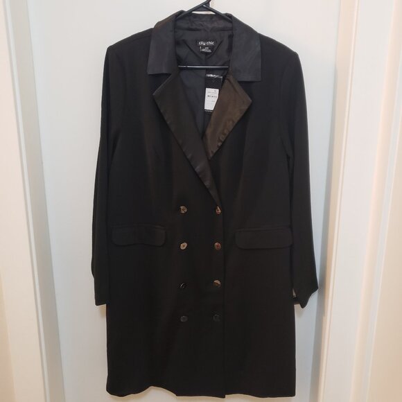 City Chic Tuxedo Dress New With Tags - Picture 6 of 10